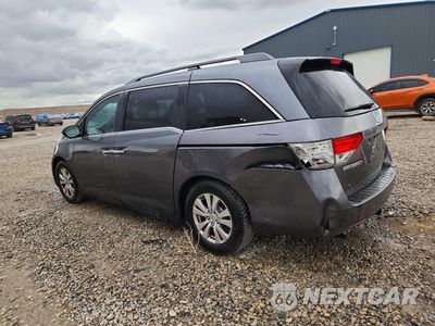 Drugie zdjęcie samochodu z przodu: 2014 HONDA ODYSSEY EX VIN:5FNRL5H40EB032538 - miniatura