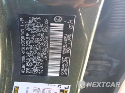 Zdjęcie 12 z 12 samochodu: 2020 LEXUS UX 250H VIN:JTHL9JBH4L2023428 - miniatura