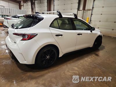 Trzecie zdjęcie samochodu z tyłu: 2021 TOYOTA COROLLA HATCHBACK SE NIGHTSHADE EDITION VIN:JTND4MBEXM3108390 - miniatura