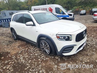 Czwarte zdjęcie samochodu z boku: 2021 MERCEDES-BENZ GLB AMG 35 4MATIC VIN:W1N4M5BB5MW083048 - miniatura