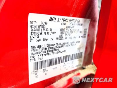 Zdjęcie 12 z 12 samochodu: 2016 FORD F250 SUPER DUTY VIN:1FT7W2BT2GEC72000 - miniatura