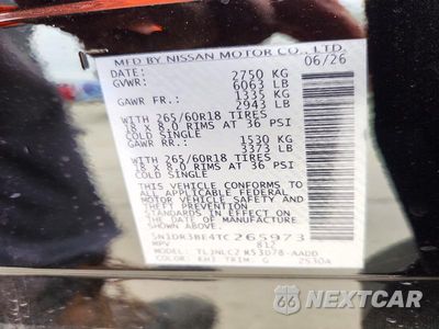 Zdjęcie 13 z 13 samochodu: 2026 NISSAN PATHFINDER ROCK CREEK VIN:5N1DR3BE4TC265973 - miniatura