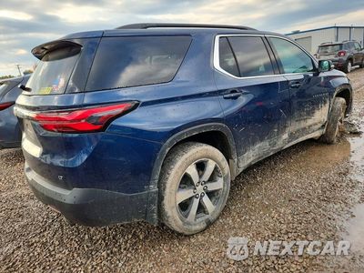 Trzecie zdjęcie samochodu z tyłu: 2023 CHEVROLET TRAVERSE LT VIN:1GNEVHKW3PJ291774 - miniatura