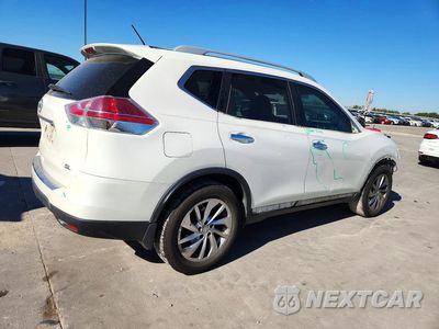 Trzecie zdjęcie samochodu z tyłu: 2015 NISSAN ROGUE SL VIN:5N1AT2MT2FC815153 - miniatura