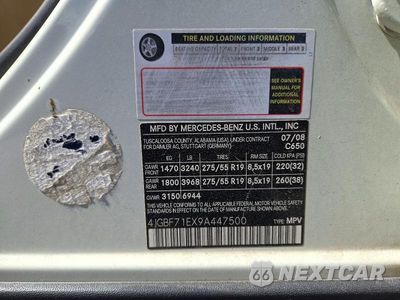 Zdjęcie 13 z 13 samochodu: 2009 MERCEDES-BENZ GL 450 4MATIC VIN:4JGBF71EX9A447500 - miniatura