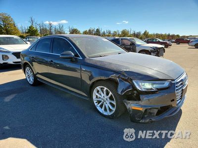 Czwarte zdjęcie samochodu z boku: 2019 AUDI A4 PREMIUM PLUS VIN:WAUENAF4XKA026638 - miniatura