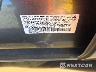 Zdjęcie 13 z 13 samochodu: 2011 HONDA PILOT EXL VIN:5FNYF3H52BB032889 - miniatura