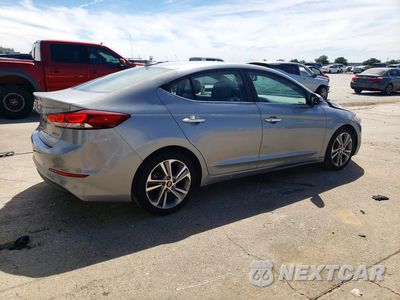 Trzecie zdjęcie samochodu z tyłu: 2017 HYUNDAI ELANTRA LIMITED VIN:5NPD84LF6HH026666 - miniatura