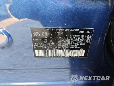 Zdjęcie 14 z 14 samochodu: 2020 SUBARU ASCENT PREMIUM VIN:4S4WMAFD9L3421602 - miniatura
