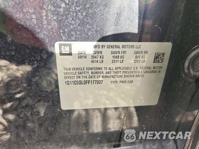 Zdjęcie 12 z 12 samochodu: 2015 CHEVROLET MALIBU 1LT VIN:1G11C5SL0FF177937 - miniatura