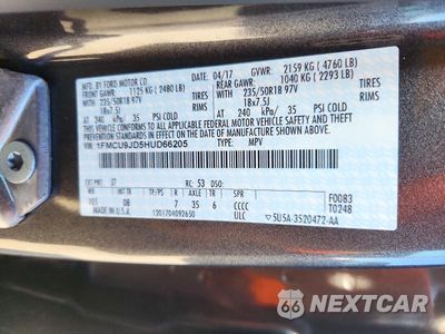 Zdjęcie 13 z 13 samochodu: 2017 FORD ESCAPE TITANIUM VIN:1FMCU9JD5HUD66205 - miniatura