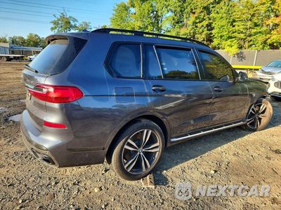 Trzecie zdjęcie samochodu z tyłu: 2021 BMW X7 XDRIVE40I VIN:5UXCW2C03M9G92664 - miniatura