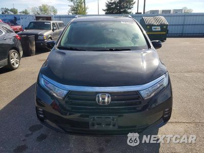 Piąte zdjęcie samochodu w środku: 2021 HONDA ODYSSEY EXL VIN:5FNRL6H73MB010600 - miniatura