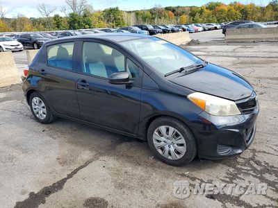 Czwarte zdjęcie samochodu z boku: 2012 TOYOTA YARIS 5-DOOR LE VIN:JTDKTUD37CD514260 - miniatura