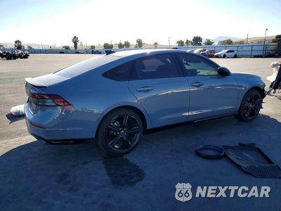 Trzecie zdjęcie samochodu z tyłu: 2024 HONDA ACCORD HYBRID SPORT-L VIN:1HGCY2F76RA079995 - miniatura