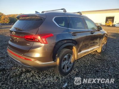 Trzecie zdjęcie samochodu z tyłu: 2021 HYUNDAI SANTA FE SEL VIN:5NMS2DAJ2MH308973 - miniatura