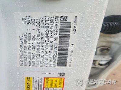 Zdjęcie 12 z 12 samochodu: 2022 HONDA CIVIC SPORT VIN:2HGFE2F5XNH515229 - miniatura