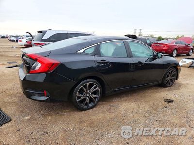 Trzecie zdjęcie samochodu z tyłu: 2020 HONDA CIVIC SPORT VIN:19XFC2F83LE026033 - miniatura