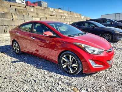 Czwarte zdjęcie samochodu z boku: 2015 HYUNDAI ELANTRA LIMITED VIN:KMHDH4AE7FU326273 - miniatura