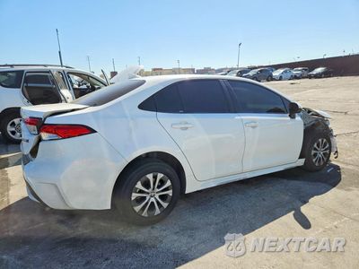 Trzecie zdjęcie samochodu z tyłu: 2021 TOYOTA COROLLA LE VIN:JTDEAMDE2MJ008875 - miniatura