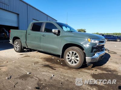 Czwarte zdjęcie samochodu z boku: 2025 CHEVROLET SILVERADO C1500 LT VIN:1GCPACE84SZ220221 - miniatura