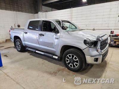 Czwarte zdjęcie samochodu z boku: 2020 TOYOTA TUNDRA SR5 VIN:5TFDY5F18LX950013 - miniatura