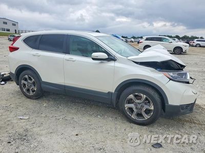 Czwarte zdjęcie samochodu z boku: 2017 HONDA CR-V EXL VIN:5J6RW2H85HL007543 - miniatura