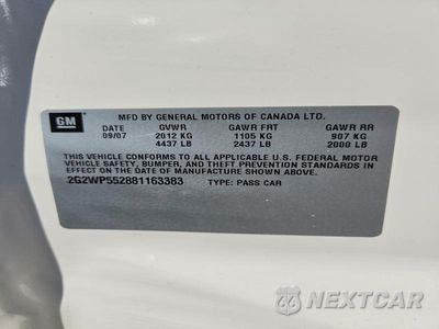 Zdjęcie 12 z 12 samochodu: 2008 PONTIAC GRAND PRIX VIN:2G2WP552881163383 - miniatura
