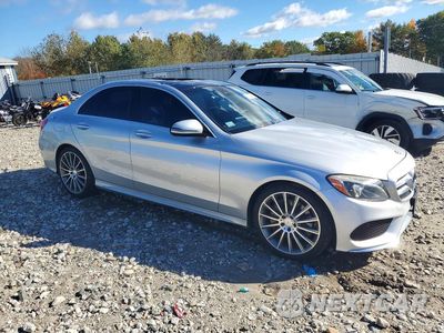 Czwarte zdjęcie samochodu z boku: 2016 MERCEDES-BENZ C 300 4MATIC VIN:55SWF4KB7GU144427 - miniatura