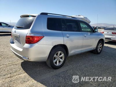 Trzecie zdjęcie samochodu z tyłu: 2009 TOYOTA HIGHLANDER BASE VIN:JTEDS41A892092174 - miniatura