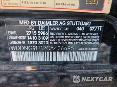 Zdjęcie 12 z 12 samochodu: 2012 MERCEDES-BENZ S 550 4MATIC VIN:WDDNG9EB2CA426695 - miniatura