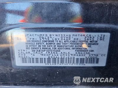 Zdjęcie 12 z 12 samochodu: 2014 NISSAN SENTRA SV VIN:3N1AB7AP1EY270356 - miniatura