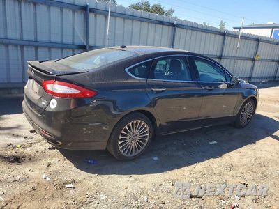 Trzecie zdjęcie samochodu z tyłu: 2014 FORD FUSION TITANIUM VIN:3FA6P0D94ER174083 - miniatura