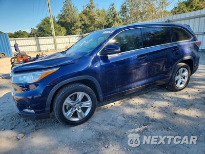 2015 TOYOTA HIGHLANDER LIMITED PLATINUM 5TDYKRFH8FS058555 - główne zdjęcie licytacji z USA - miniatura
