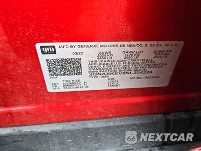 Zdjęcie 13 z 13 samochodu: 2022 CHEVROLET EQUINOX LT VIN:3GNAXKEV8NL204224 - miniatura