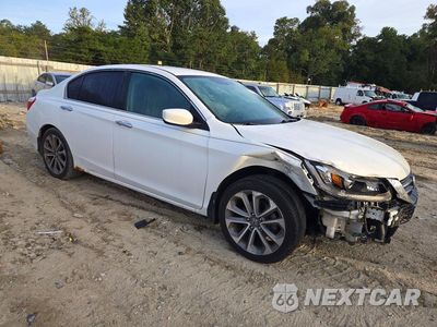 Czwarte zdjęcie samochodu z boku: 2014 HONDA ACCORD VIN:1HGCR2F56EA042063 - miniatura
