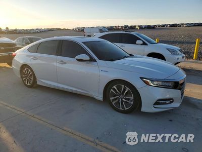 Czwarte zdjęcie samochodu z boku: 2019 HONDA ACCORD TOURING HYBRID VIN:1HGCV3F96KA015266 - miniatura