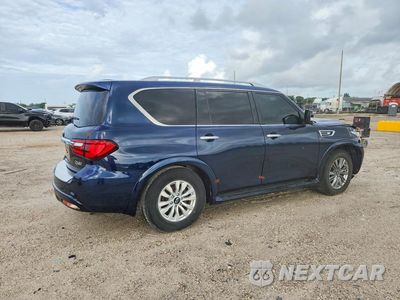 Trzecie zdjęcie samochodu z tyłu: 2021 INFINITI QX80 LUXE VIN:JN8AZ2AF1M9718624 - miniatura