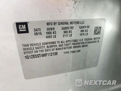 Zdjęcie 13 z 13 samochodu: 2017 CHEVROLET MALIBU LT VIN:1G1ZE5ST4HF112198 - miniatura