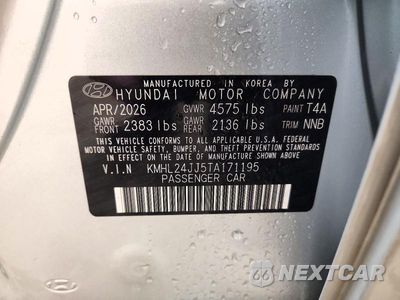 Zdjęcie 12 z 12 samochodu: 2026 HYUNDAI SONATA HYBRID BLUE VIN:KMHL24JJ5TA171195 - miniatura