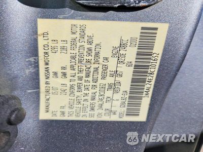 Zdjęcie 12 z 12 samochodu: 2008 NISSAN ALTIMA 2.5 S VIN:1N4AL24E28C101652 - miniatura