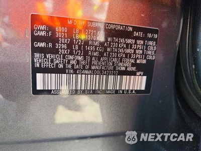 Zdjęcie 14 z 14 samochodu: 2020 SUBARU ASCENT LIMITED VIN:4S4WMALD0L3423212 - miniatura