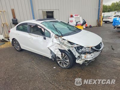Czwarte zdjęcie samochodu z boku: 2013 HONDA CIVIC EXL VIN:19XFB2F94DE037328 - miniatura