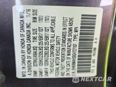 Zdjęcie 14 z 14 samochodu: 2016 HONDA CR-V EX VIN:2HKRM4H59GH727167 - miniatura