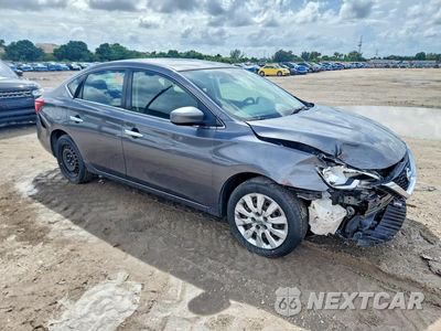 Czwarte zdjęcie samochodu z boku: 2019 NISSAN SENTRA S VIN:3N1AB7AP8KY363936 - miniatura