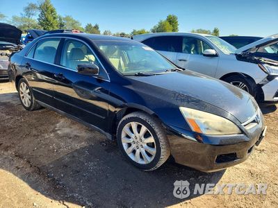 Czwarte zdjęcie samochodu z boku: 2007 HONDA ACCORD SE VIN:1HGCM66407A054774 - miniatura