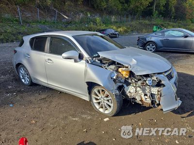 Czwarte zdjęcie samochodu z boku: 2012 LEXUS CT 200 VIN:JTHKD5BH0C2067654 - miniatura