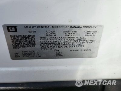 Zdjęcie 13 z 13 samochodu: 2020 CHEVROLET EQUINOX LT VIN:2GNAXTEV3L6233721 - miniatura