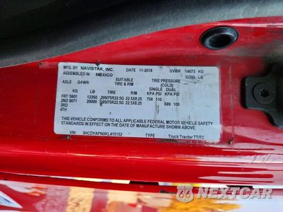 Zdjęcie 11 z 13 samochodu: 2019 INTERNATIONAL LT625 SEMI TRUCK VIN:3HCDYAPN0KL415152 - miniatura