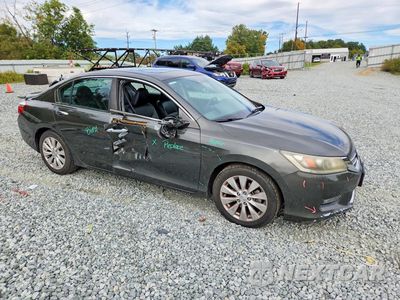 Czwarte zdjęcie samochodu z boku: 2014 HONDA ACCORD EXL VIN:1HGCR2F87EA166269 - miniatura
